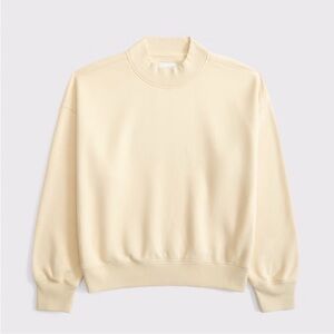 Abercrombie Yellow Mock Neck Sweatshirt